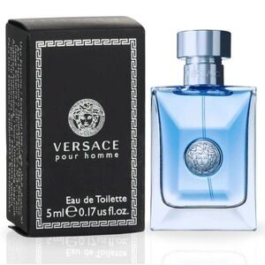 Versace Pour Homme Eau de Toilette Mini Travel Splash Size 5mL Mens Fragrance